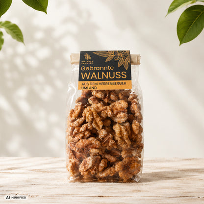 Gebrannte Walnüsse aus deutschen Walnüssen